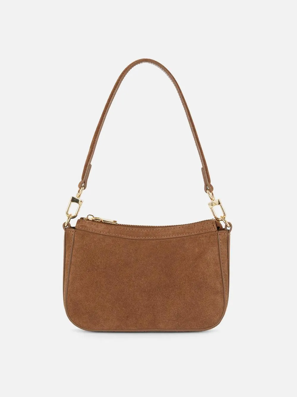 Paula Echevarría Suede Shoulder Bag