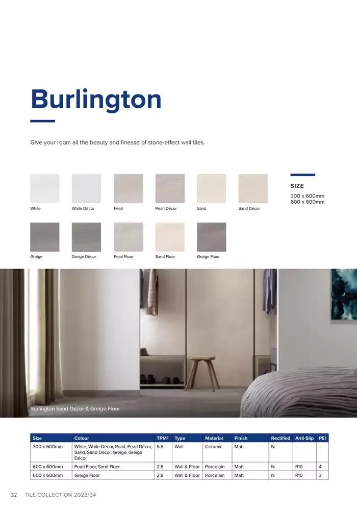 Tile Collection from 14 January to 31 May 2025 - Catalogue Page 32