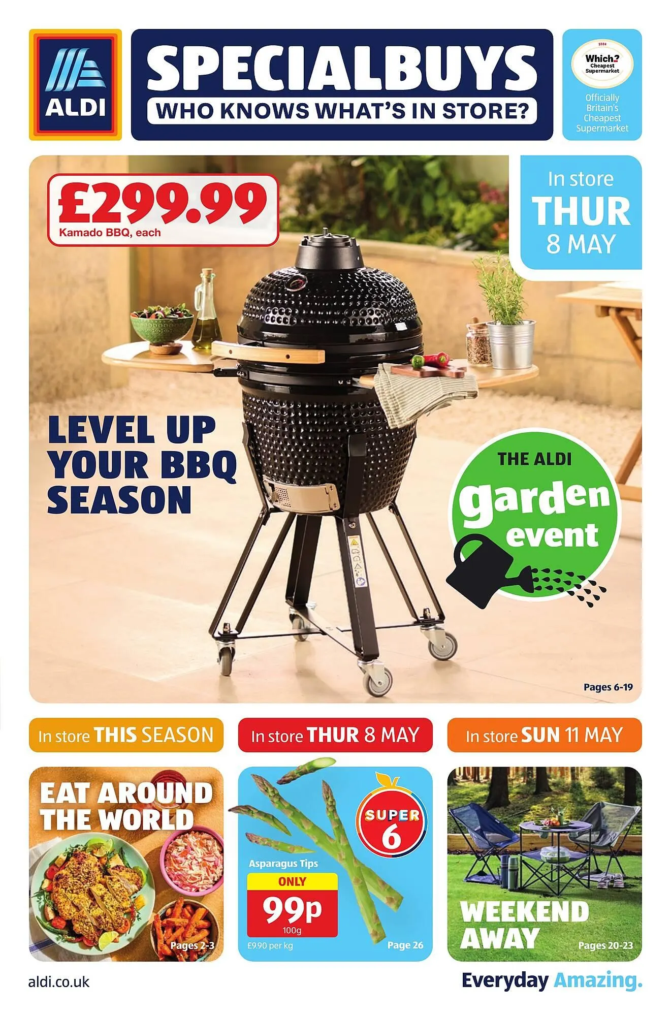 Aldi leaflet from 8 May to 11 May 2025 - Catalogue Page 1