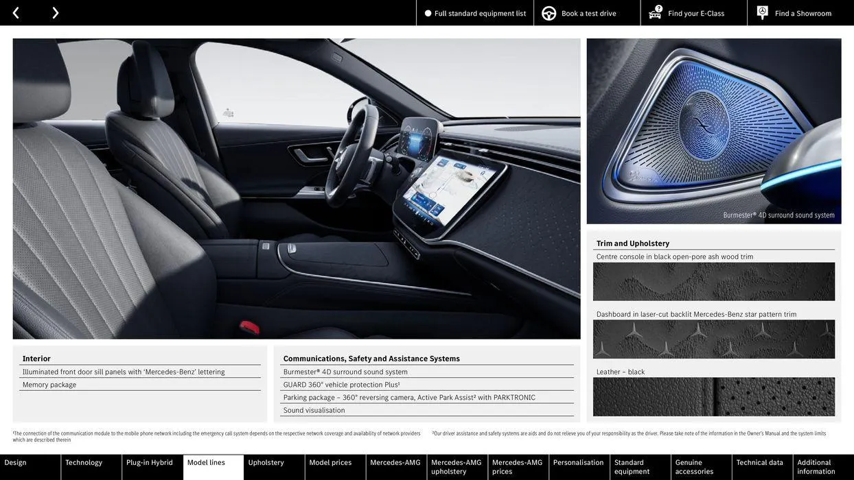 Mercedes Benz New E-Class Saloon from 31 August to 31 August 2025 - Catalogue Page 27