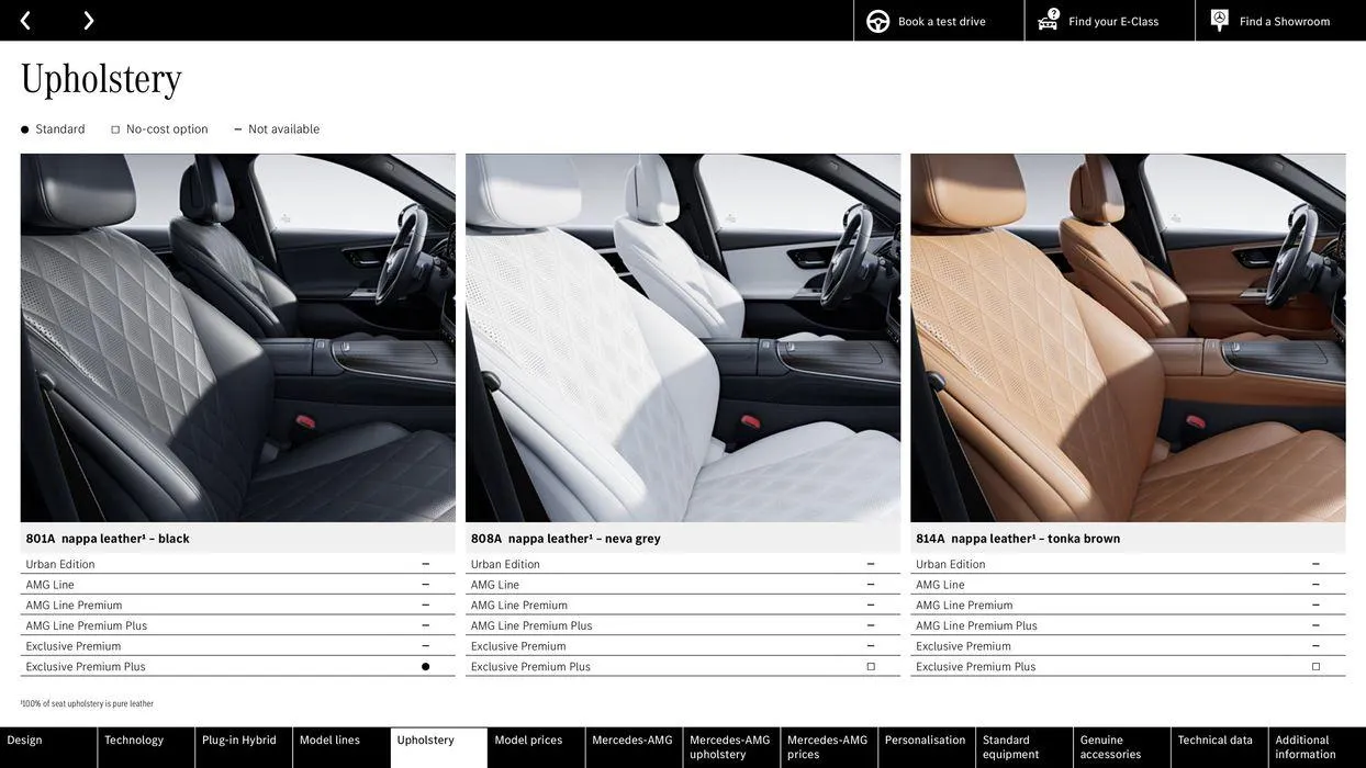 Mercedes Benz New E-Class Saloon from 31 August to 31 August 2025 - Catalogue Page 35
