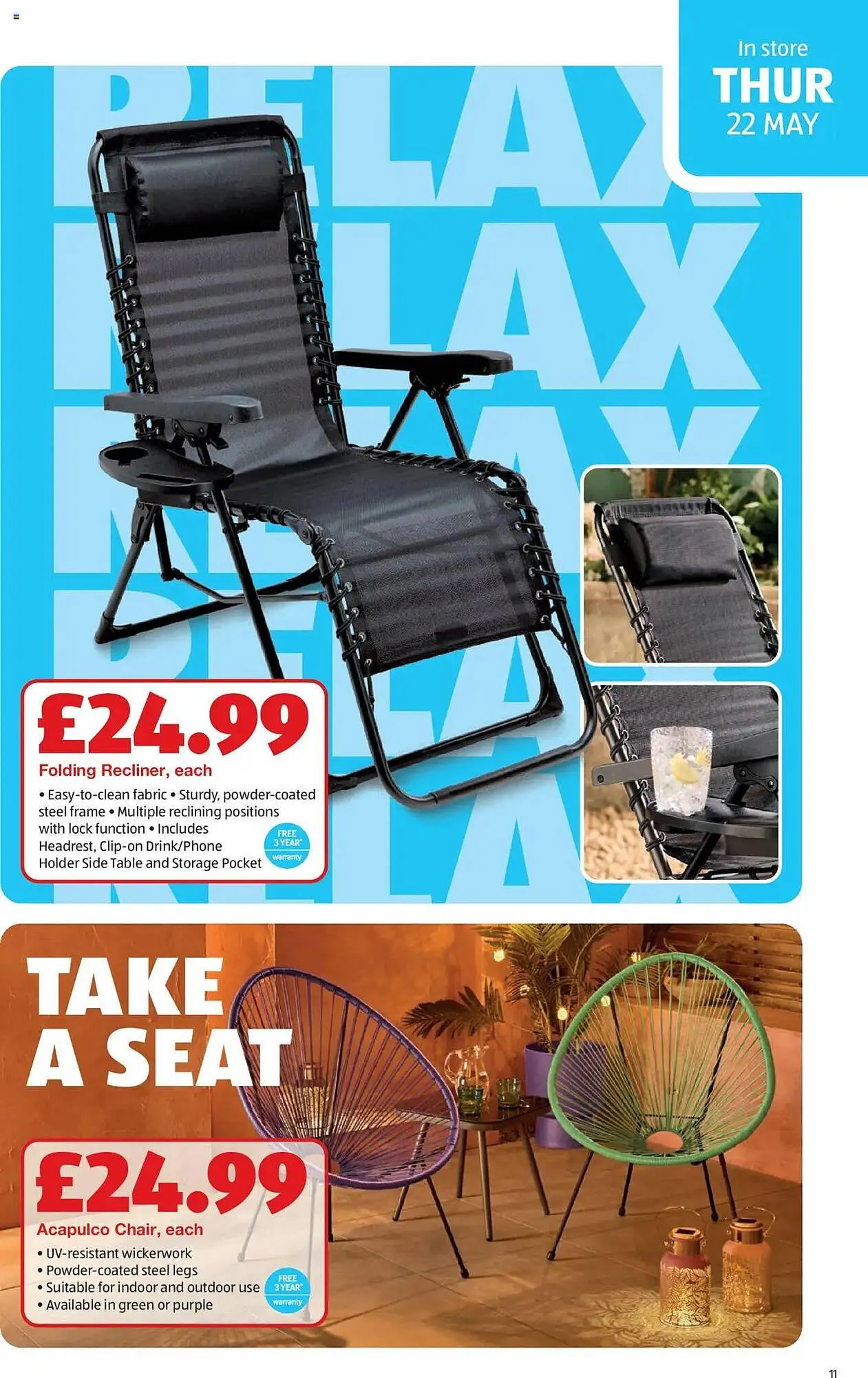 Aldi leaflet from 22 May to 26 June 2025 - Catalogue Page 11