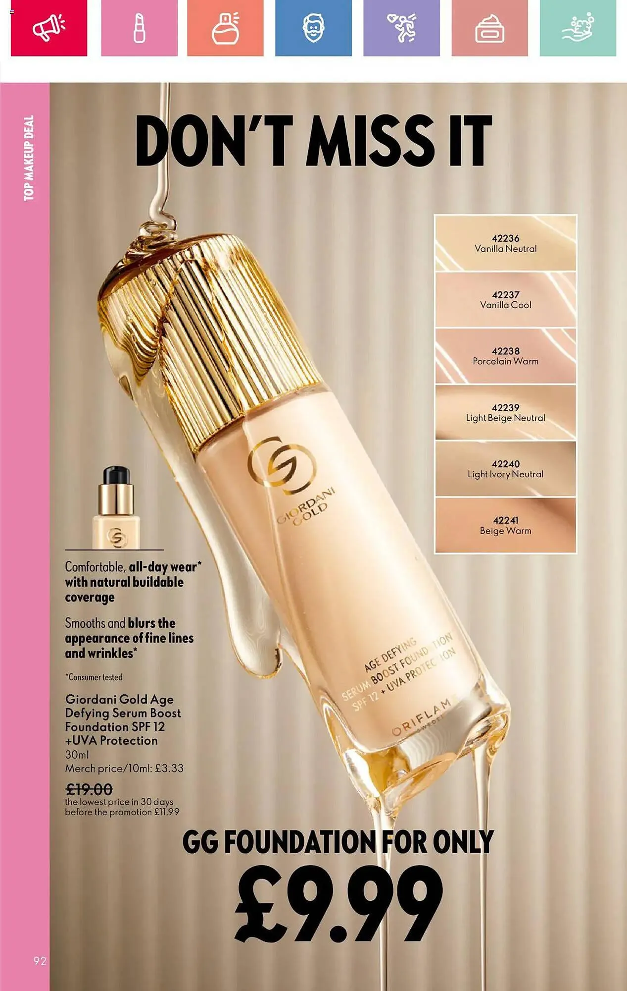Oriflame leaflet from 31 July to 20 August 2025 - Catalogue Page 92
