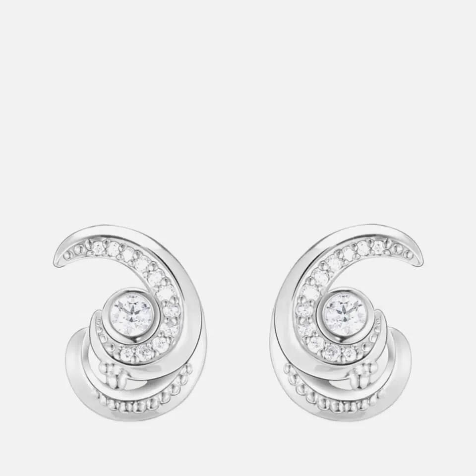 THOMAS SABO Women's Ocean Waves Ear Studs - Silver