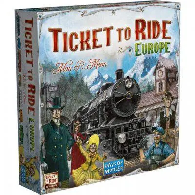 Ticket to Ride Europe Board Game