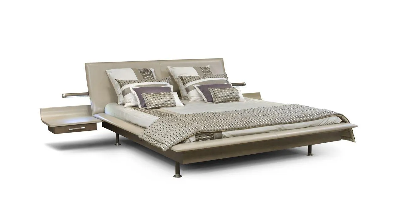 VANITY bed with nightstands