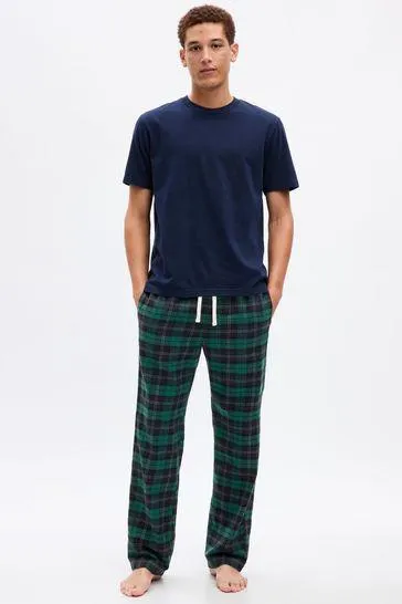 Flannel Check Family Christmas Pyjama Bottoms