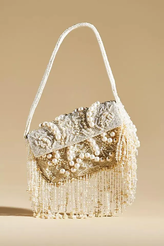 The Mini Fiona Beaded Bag: Pearl Tassel Edition