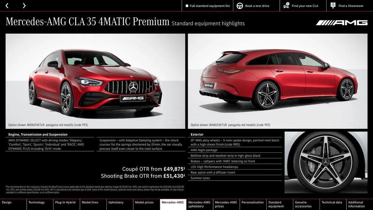 Mercedes Benz CLA Shooting Brake from 22 August to 22 August 2025 - Catalogue Page 36
