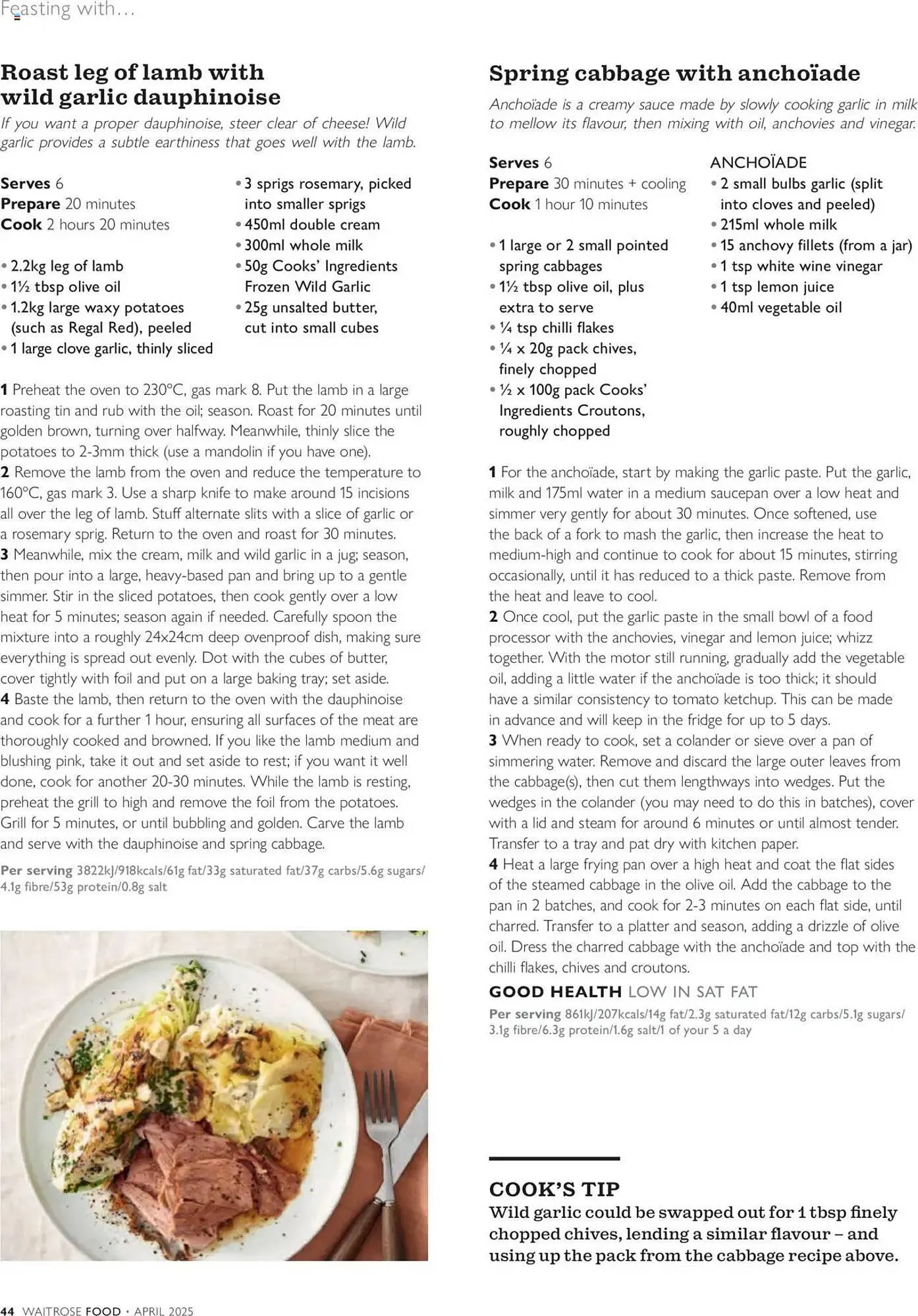 Waitrose leaflet from 26 March to 30 April 2025 - Catalogue Page 44