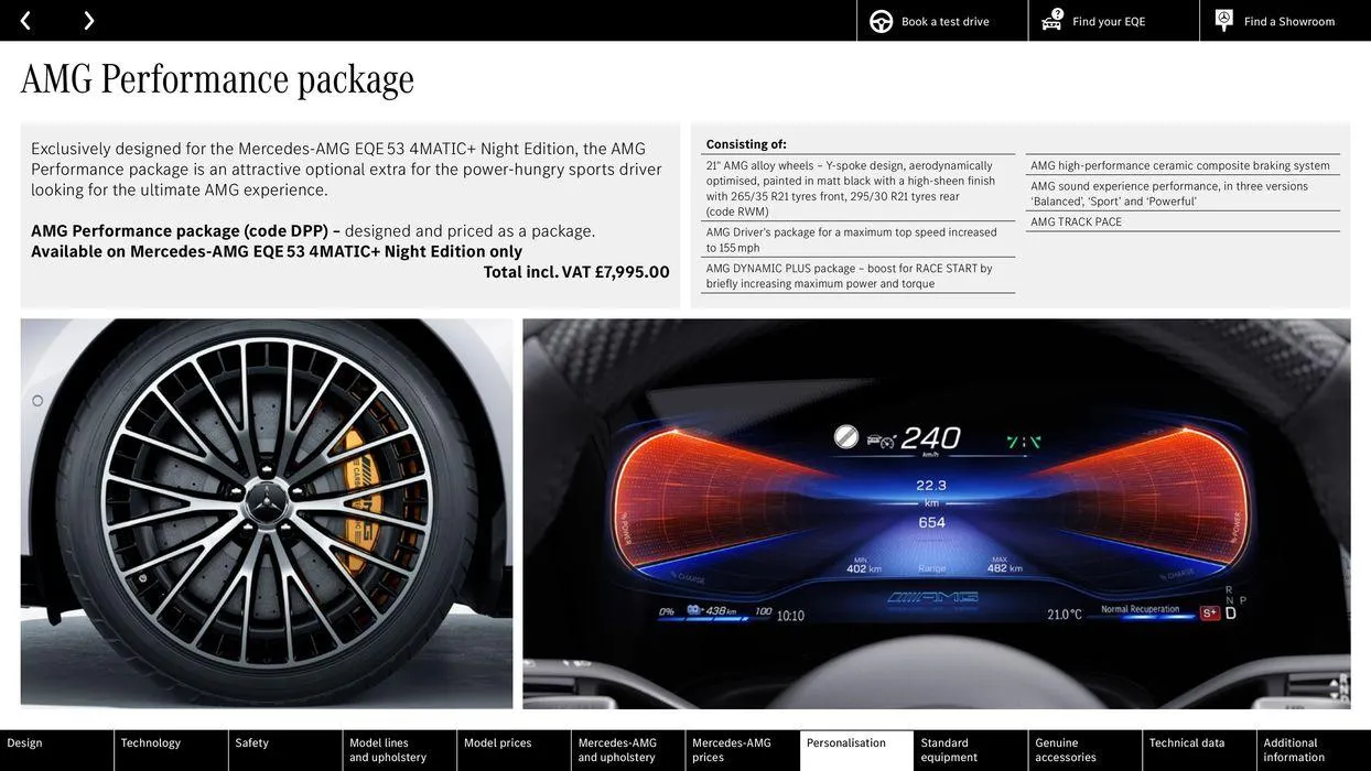 Mercedes Benz EQE Saloon from 31 August to 31 August 2025 - Catalogue Page 53