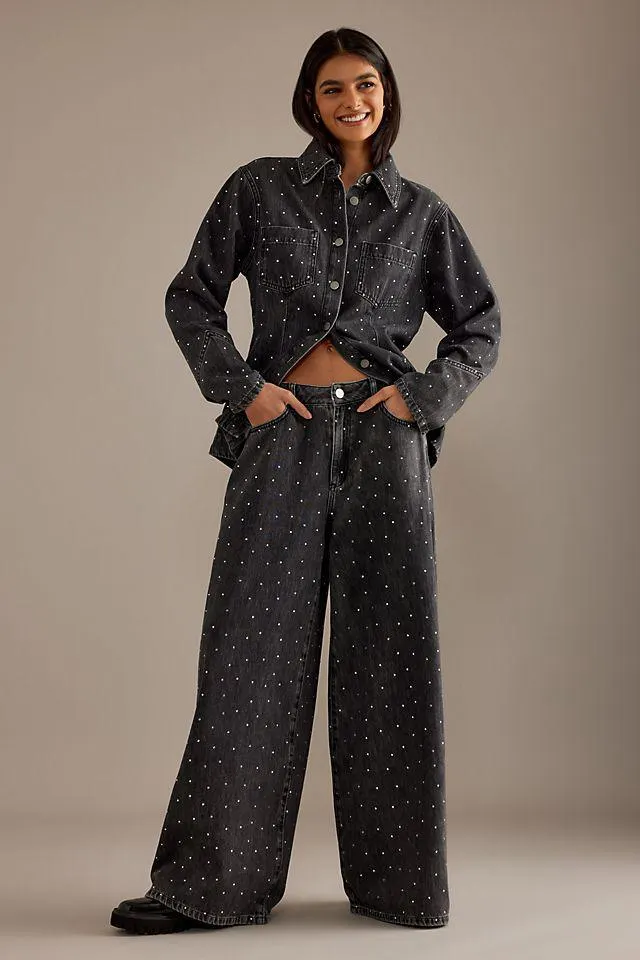 ALIGNE Jacinda Mid-Rise Wide-Leg Jeans