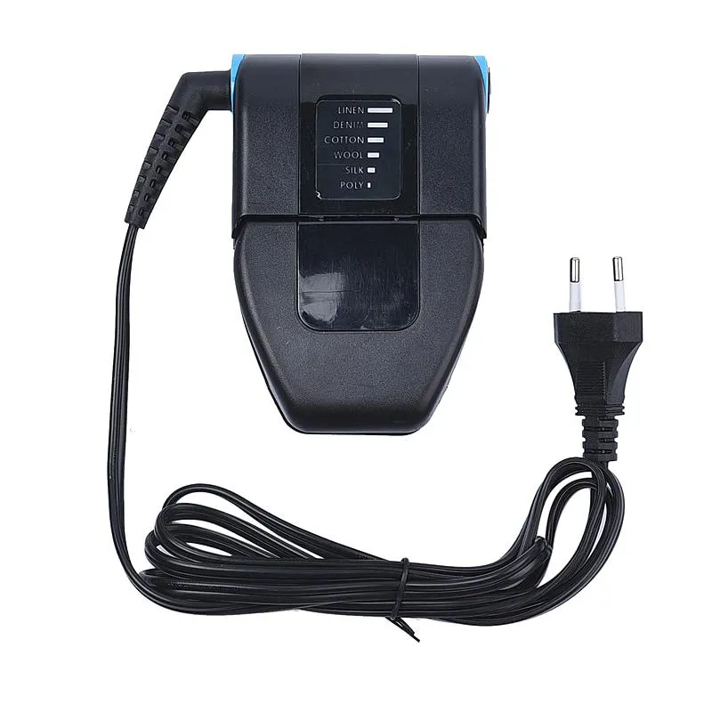 Flip-Out Wings Mini Electric Iron with 6 Heat Settings Black