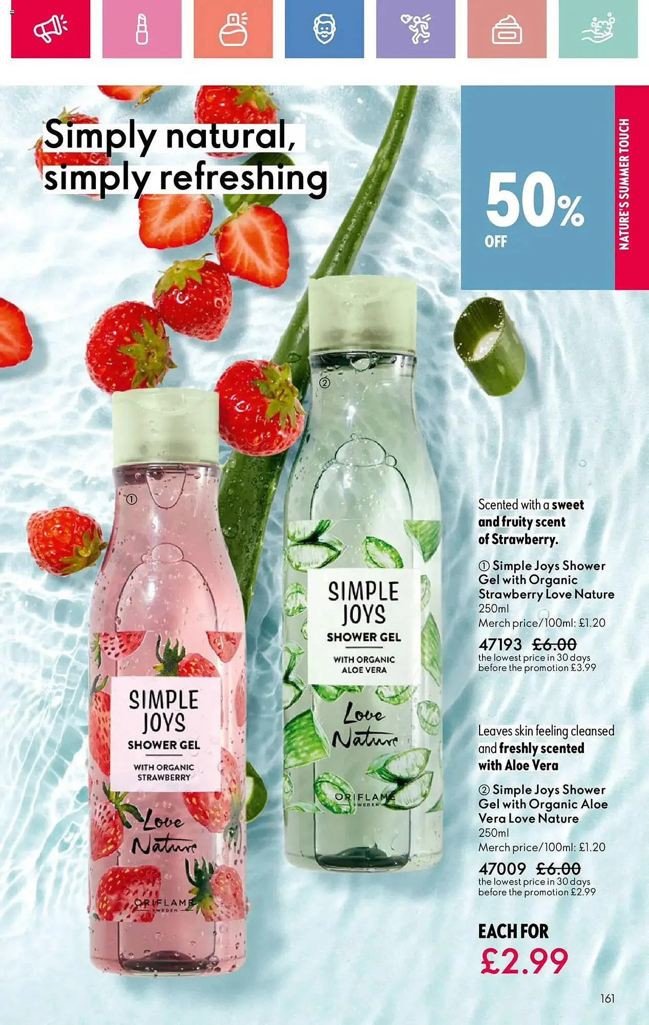 Oriflame leaflet from 19 June to 9 July 2025 - Catalogue Page 161