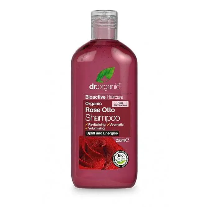 Organic Rose Otto Shampoo 265ml Bottle