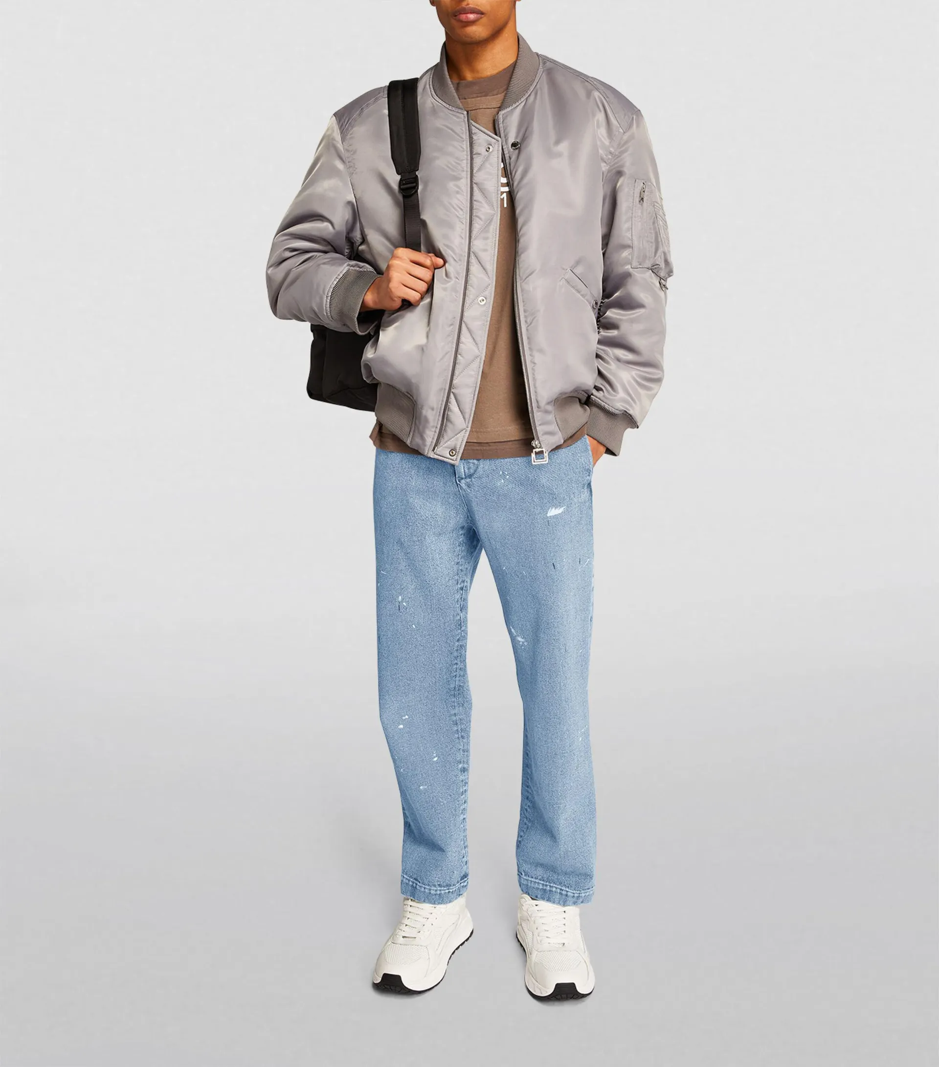 No-Waistband Slim Jeans