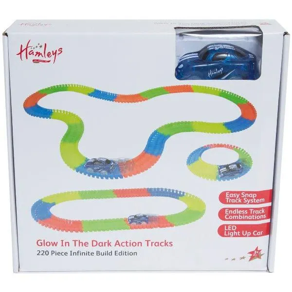 Hamleys® Glow In Dark Amazing Action Trax 220 Pcs