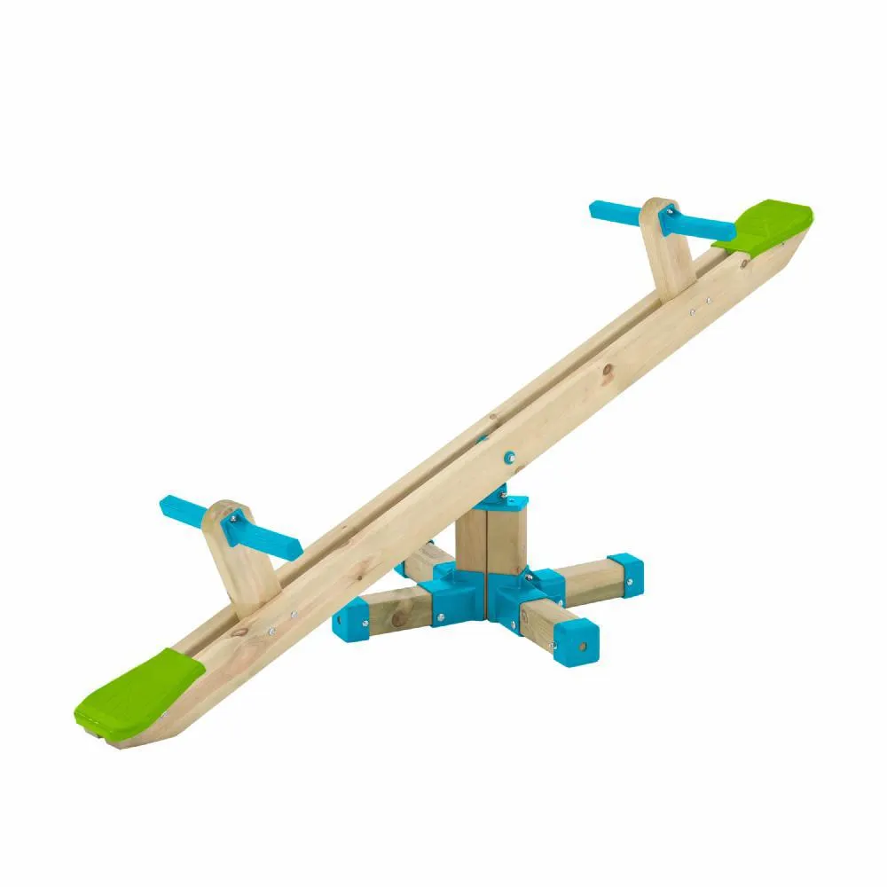 *TP Forest Wooden Seesaw Lime Green and Blue