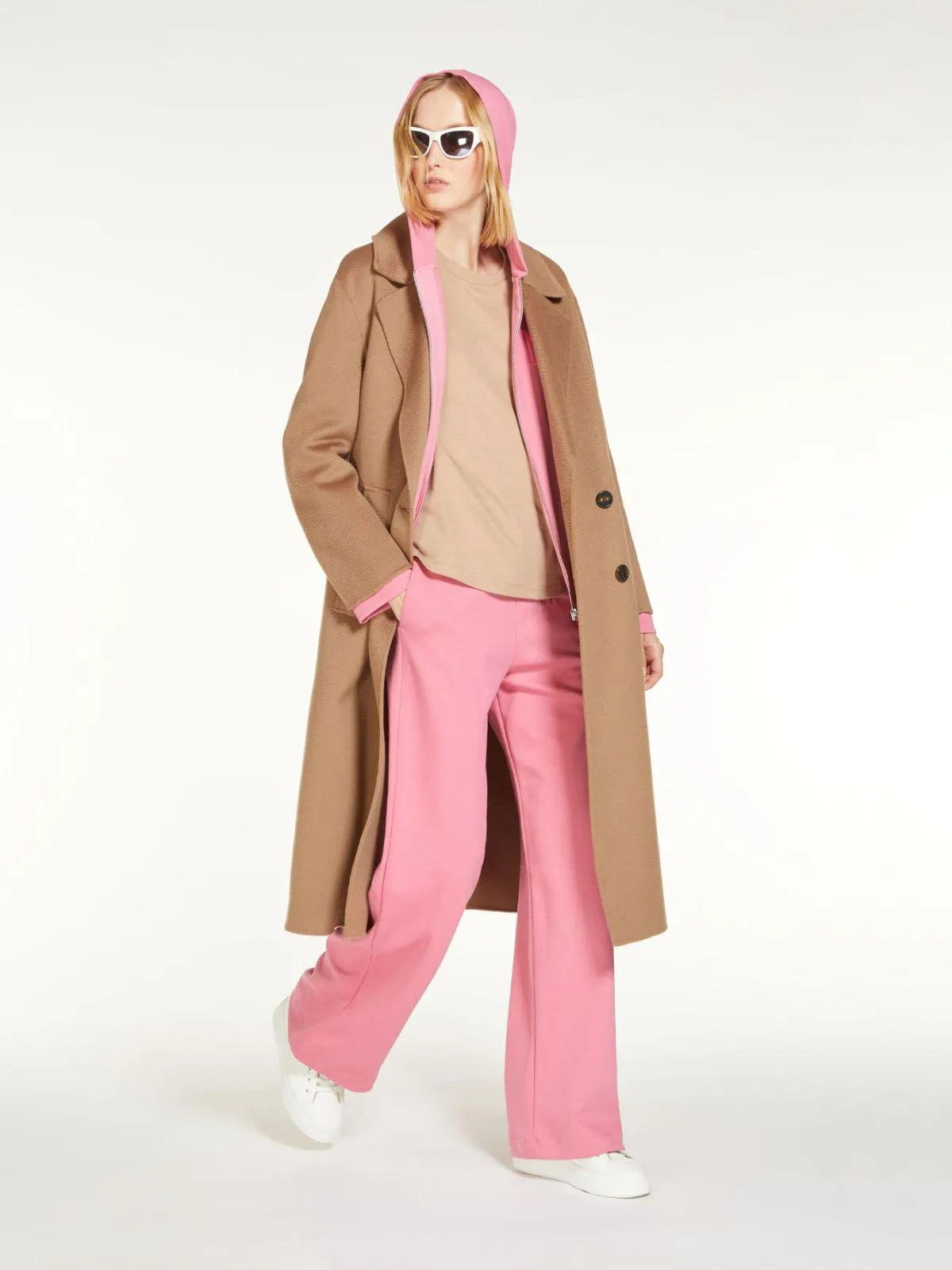 Wool and cashmere coat