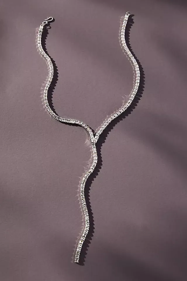 Crystal Y-Neck Necklace