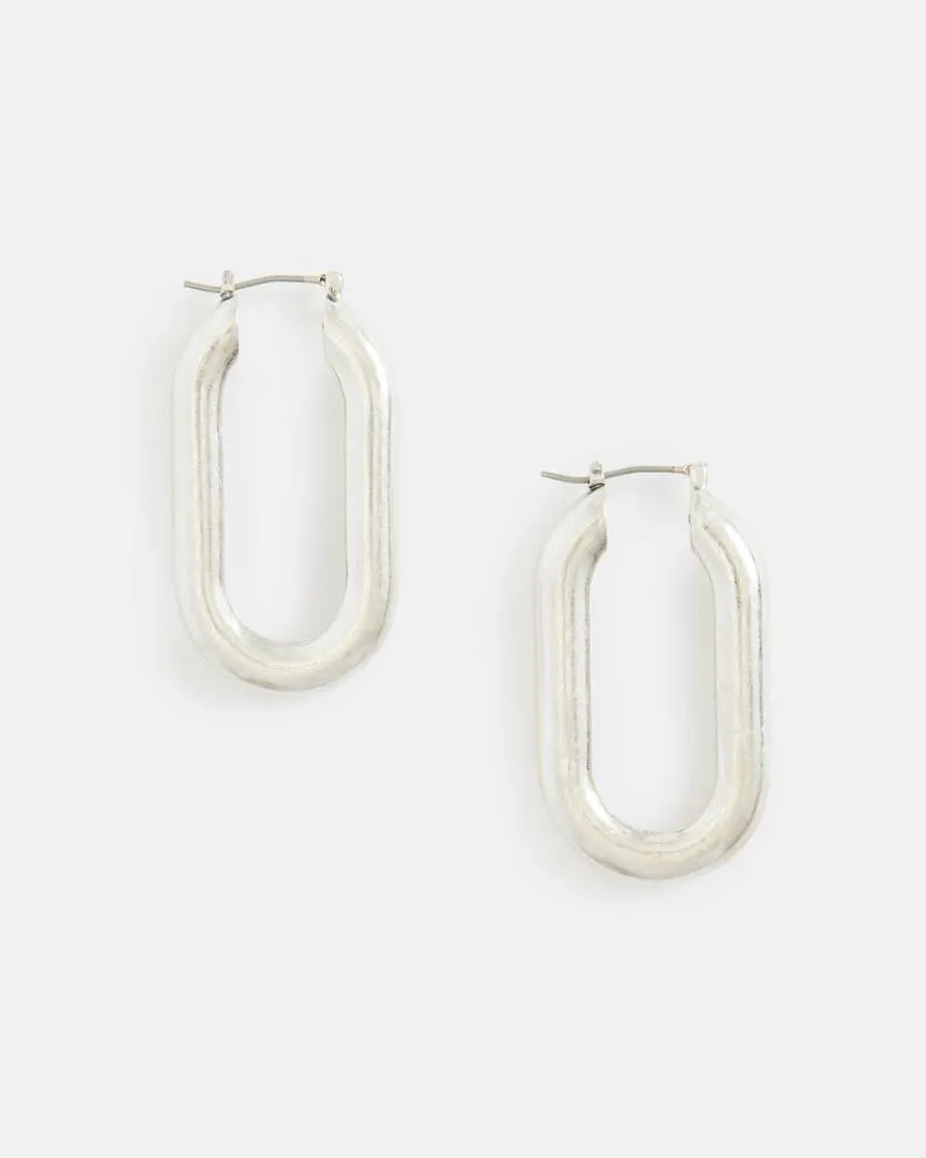 Venus Oval Hoop Earrings