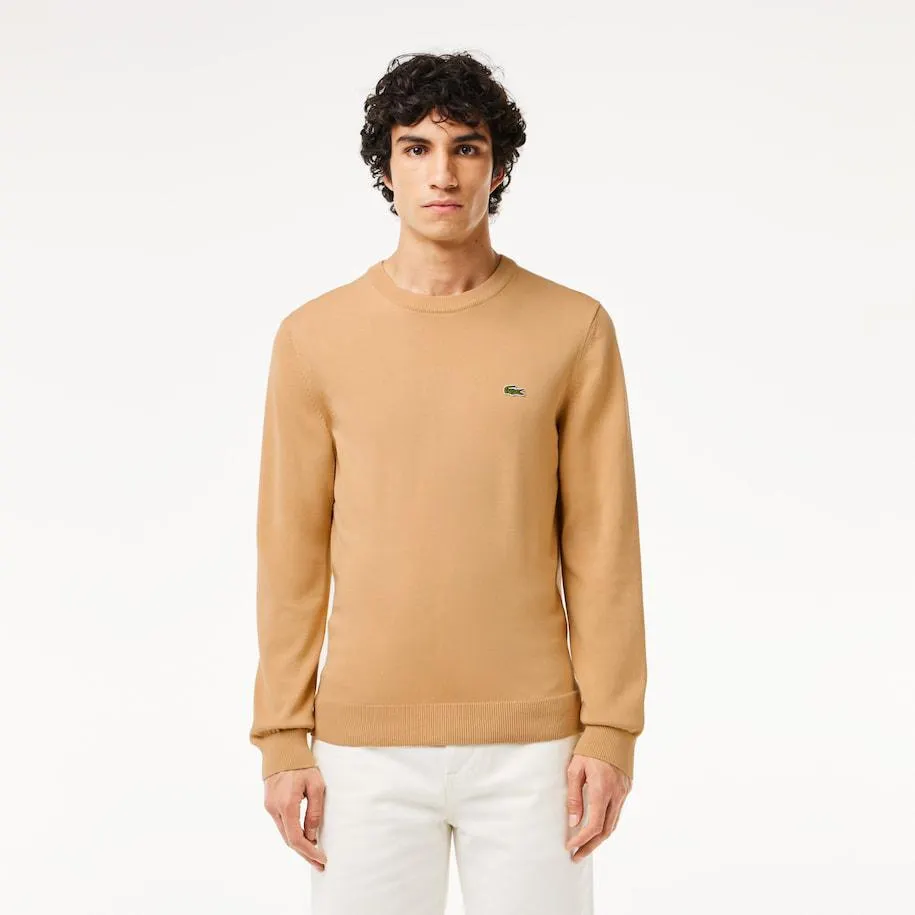 Crew Neck Cotton Sweater