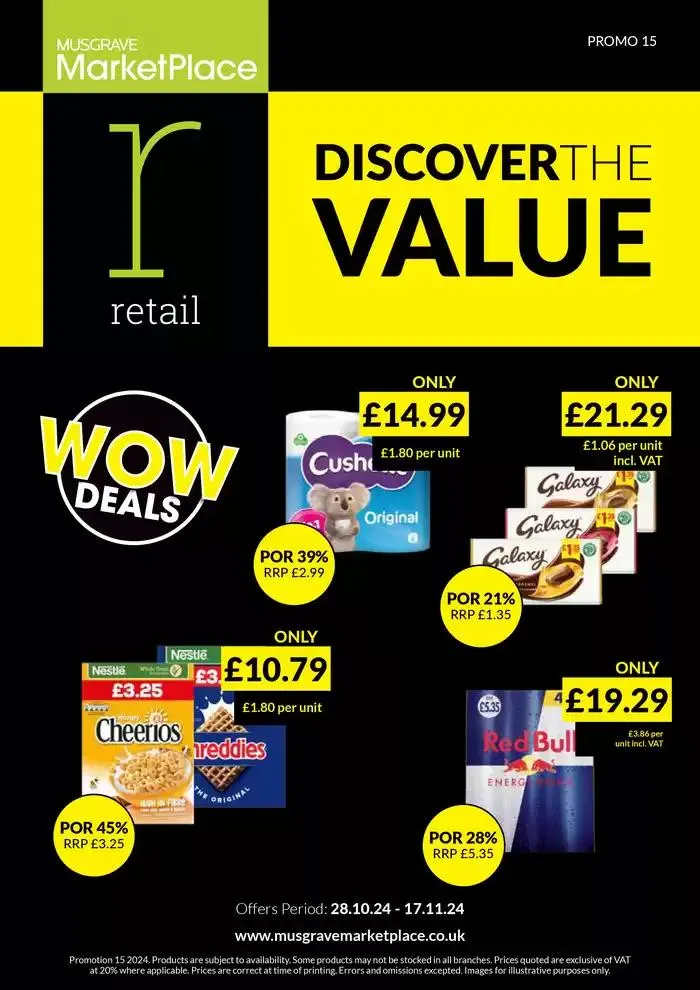 Discover The Value from 28 October to 17 November 2024 - Catalogue Page 1