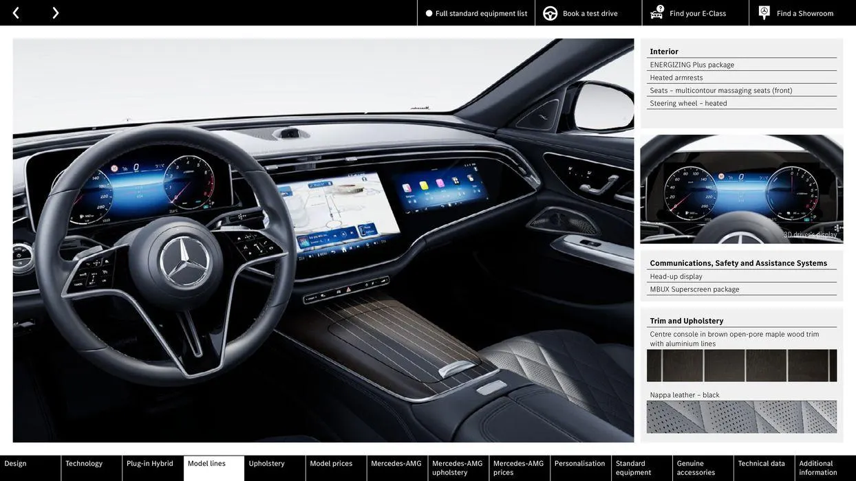 Mercedes Benz New E-Class Saloon from 31 August to 31 August 2025 - Catalogue Page 33