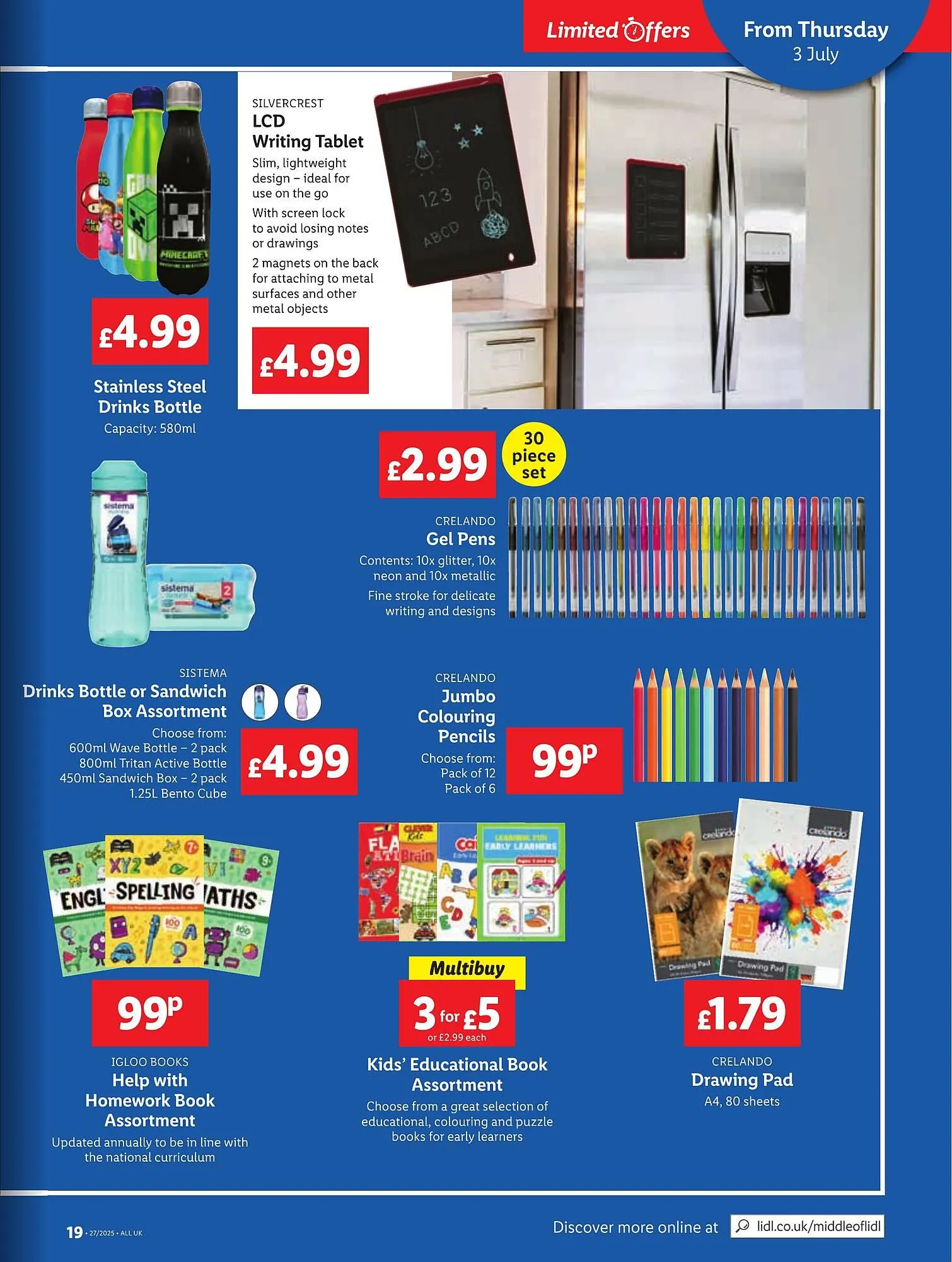 Lidl leaflet from 3 July to 9 July 2025 - Catalogue Page 19