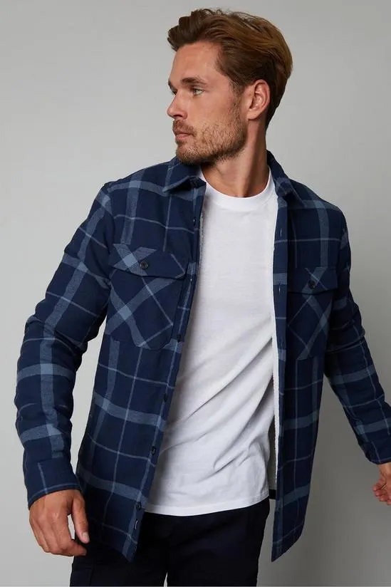 'France' Borg Lined Shacket