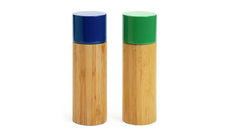 Habitat Emerald Salt and Pepper Mill Set - Blue and Green