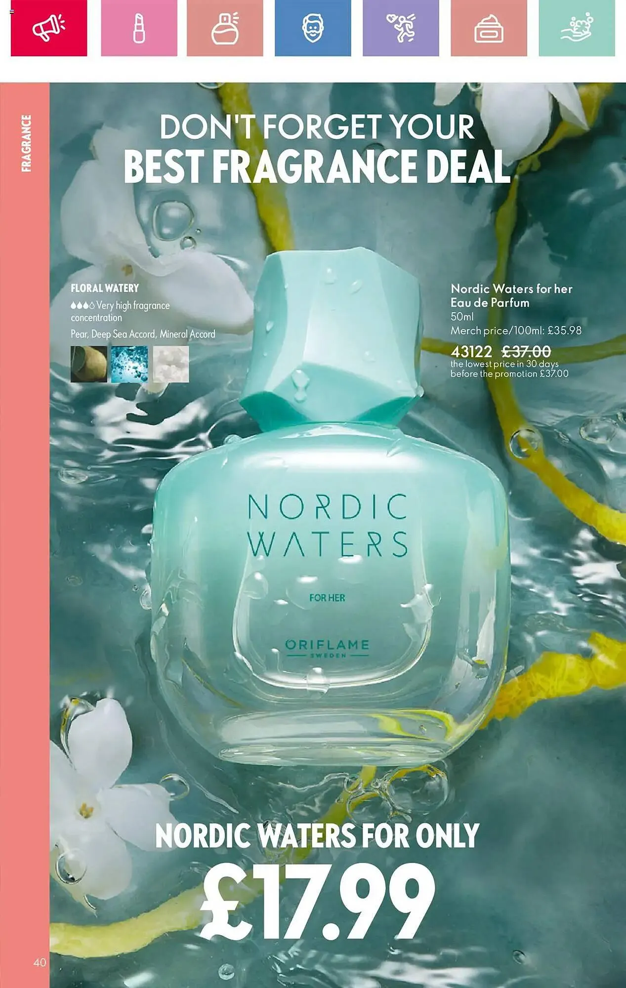 Oriflame leaflet from 17 April to 7 May 2025 - Catalogue Page 40