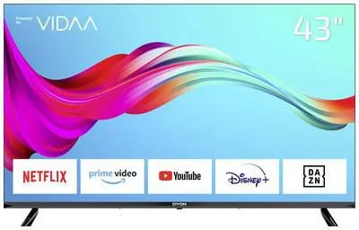 Dyon DYON SMART 43 VX LED TV 108 cm 43 inch EEC E (A - G) DVB-S2, DVB-C, DVB-T2, CI+, Full HD, Smart TV, Wi-Fi Black