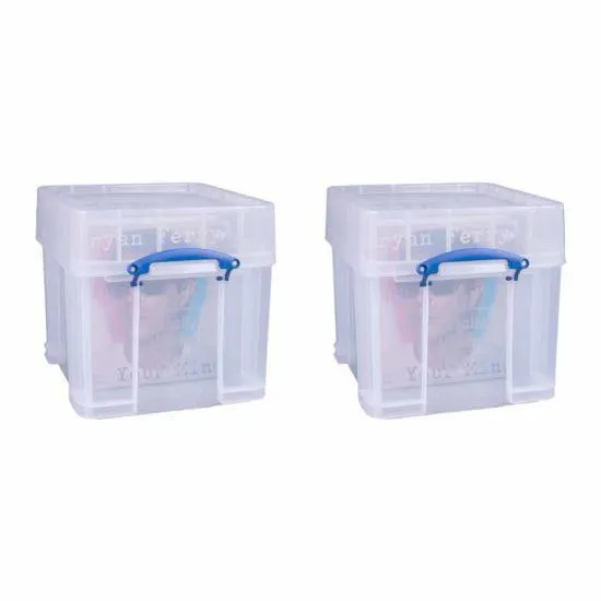 Really Useful Storage Box 35 Litre XL Pack of 2