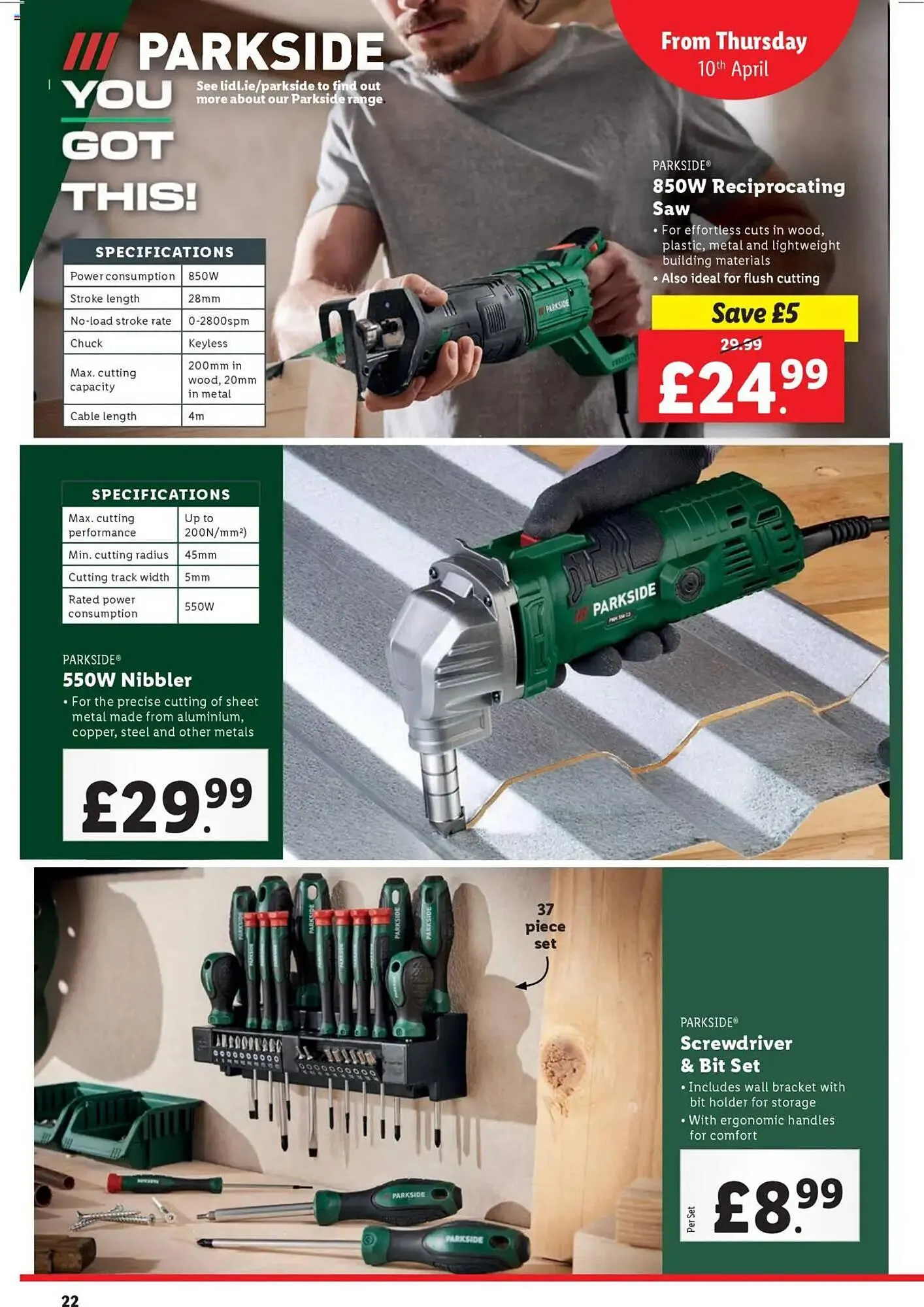 Lidl leaflet from 10 April to 16 April 2025 - Catalogue Page 22