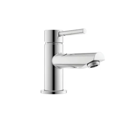 Wickes Single Lever Compact Mono Basin Mixer Tap - Chrome