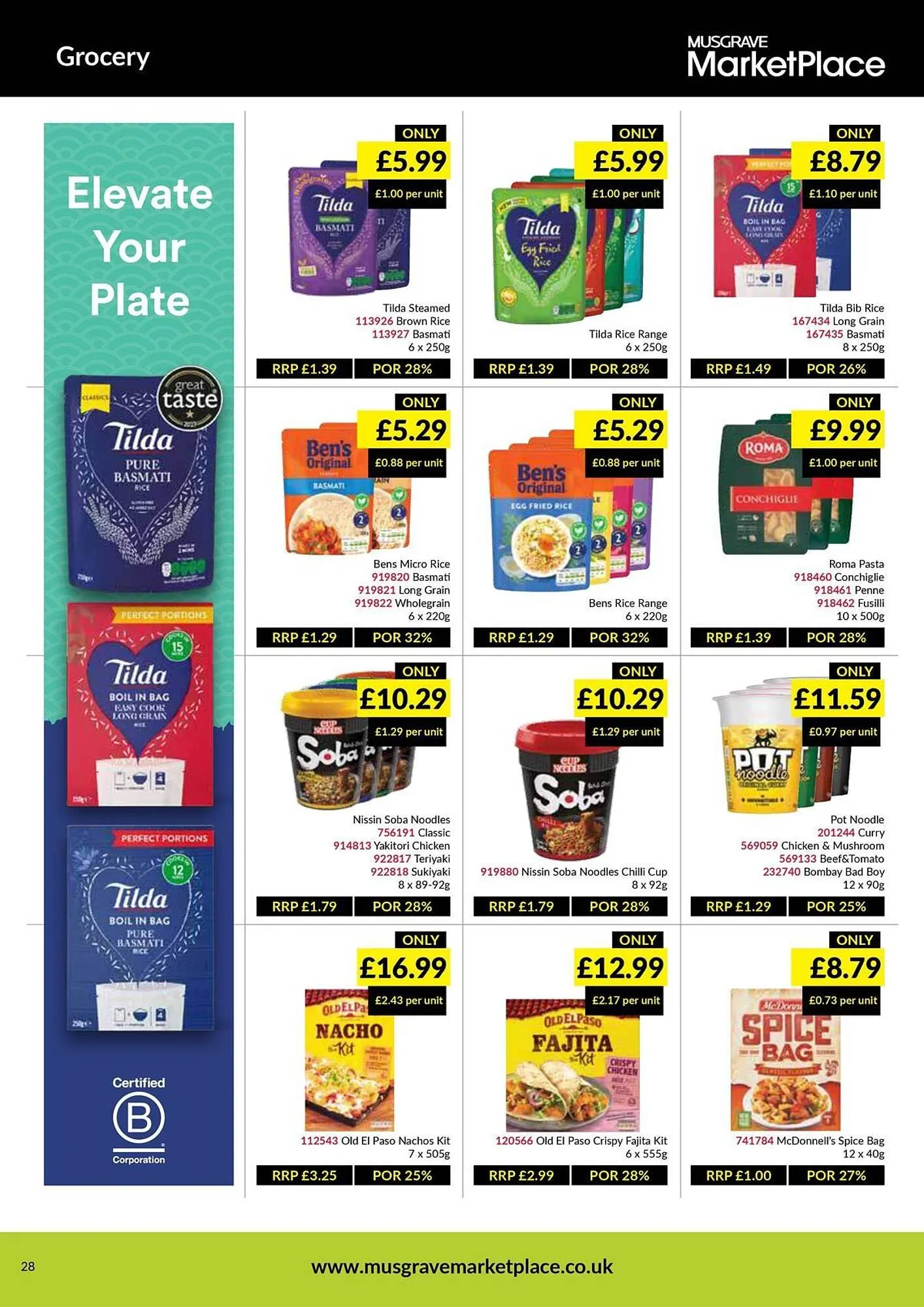 Musgrave MarketPlace leaflet from 12 May to 1 June 2025 - Catalogue Page 28