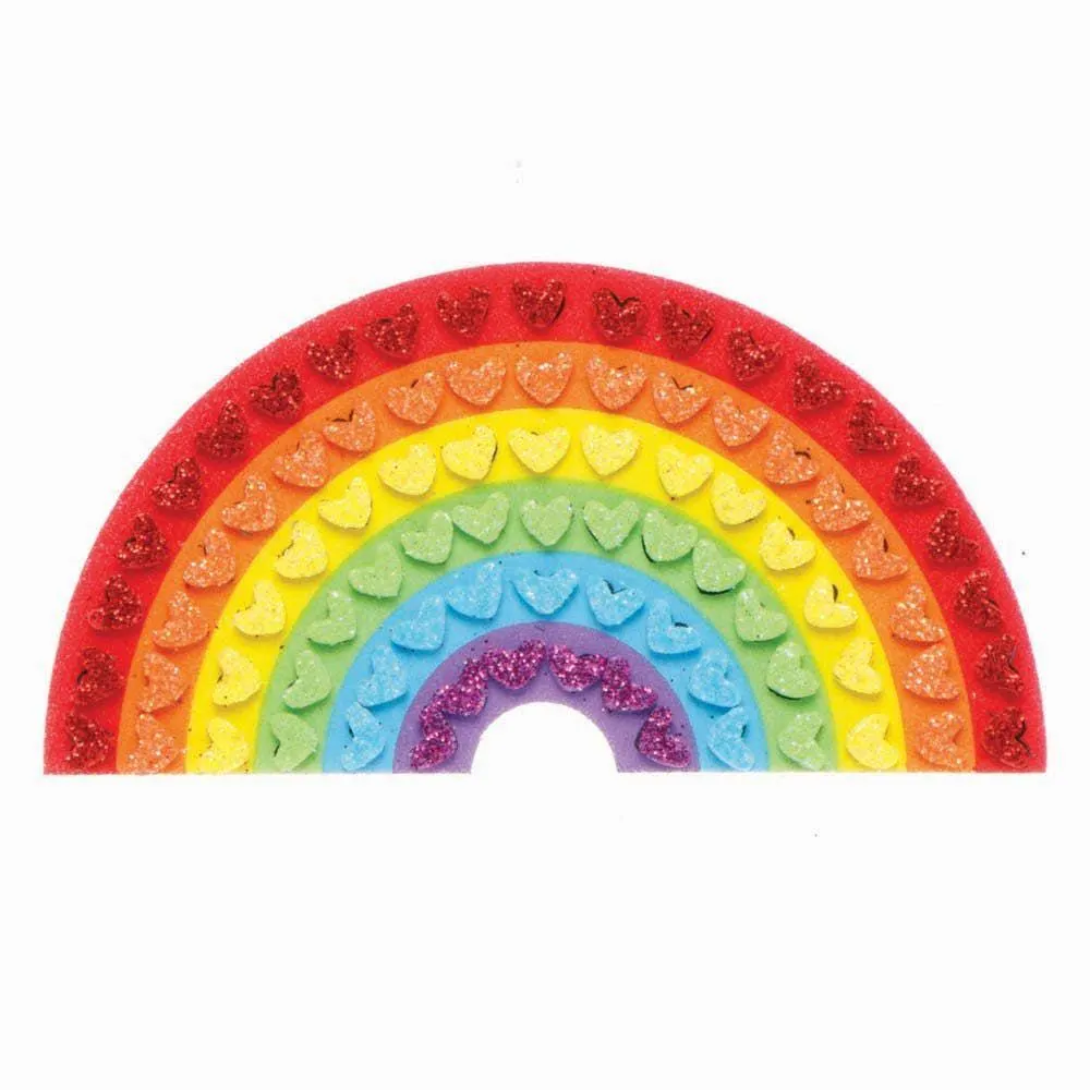 Rainbow Heart Mosaic Magnet Kits