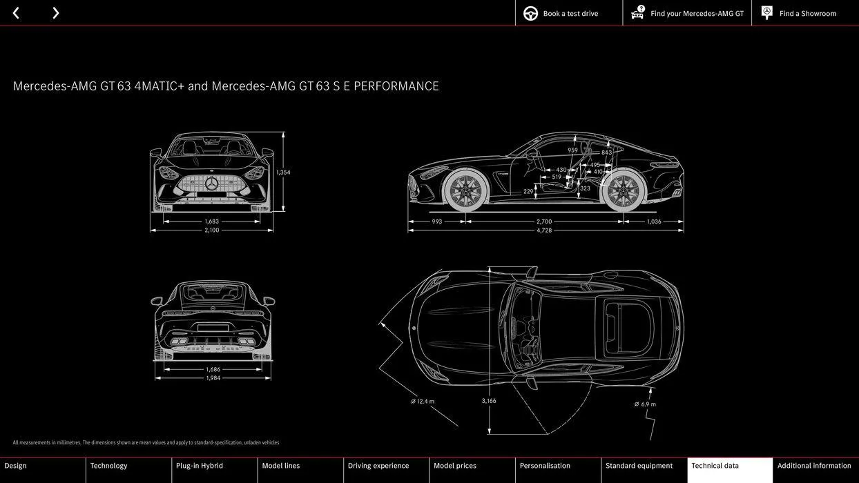 Mercedes-AMG GT Coupé from 22 August to 22 August 2025 - Catalogue Page 53