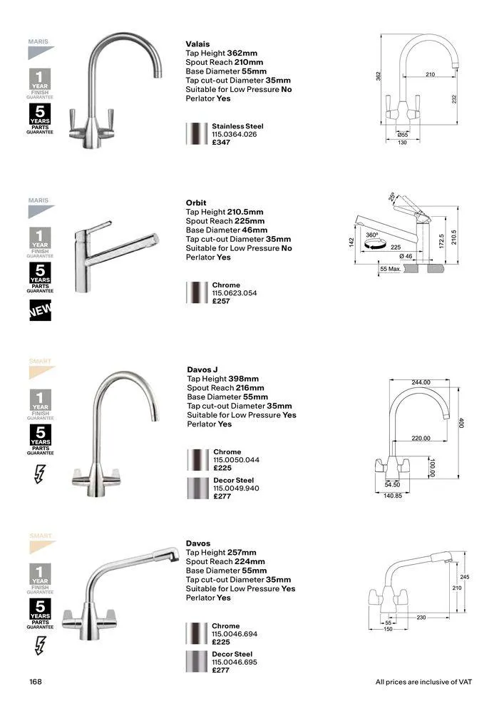 Collections 2024-2025 from 13 March to 31 December 2025 - Catalogue Page 168