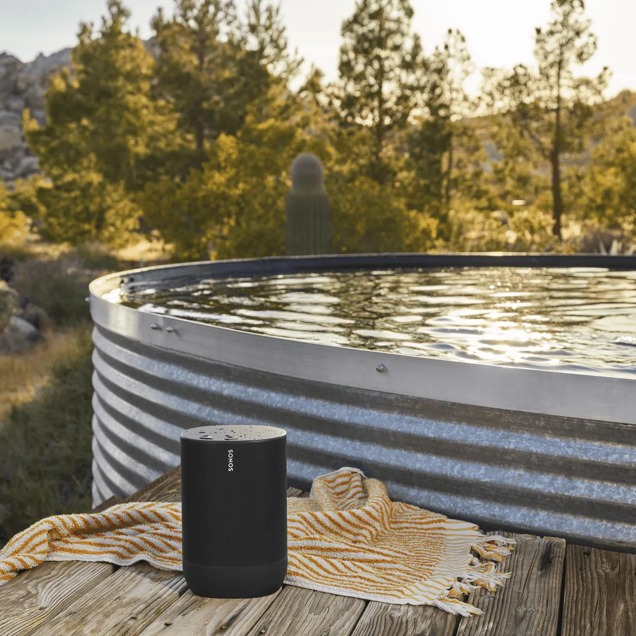 Sonos Move Portable Multi Room Wireless Speaker with Amazon Alexa & Google Assistant - White