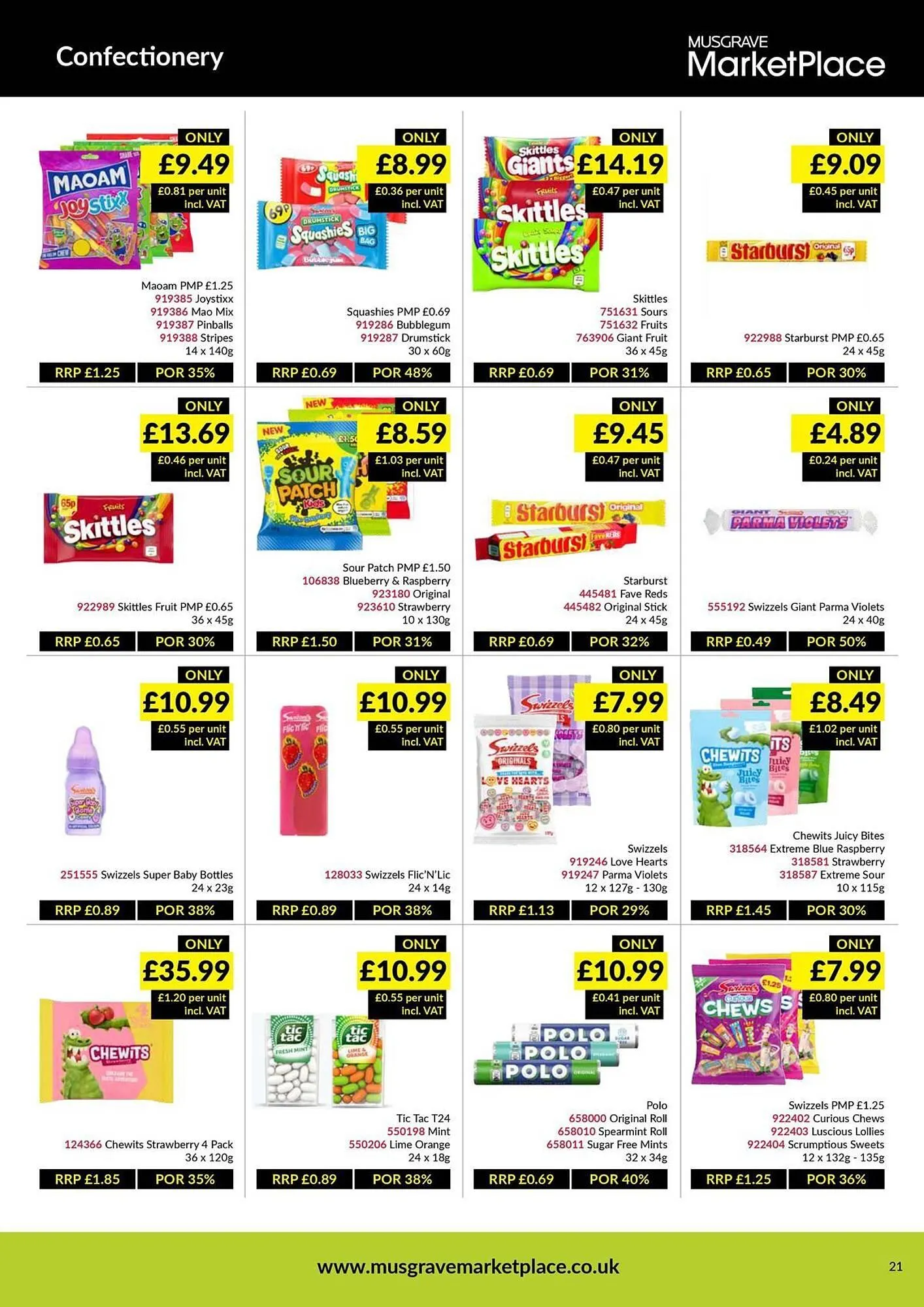 Musgrave MarketPlace leaflet from 9 March to 29 March 2026 - Catalogue Page 21