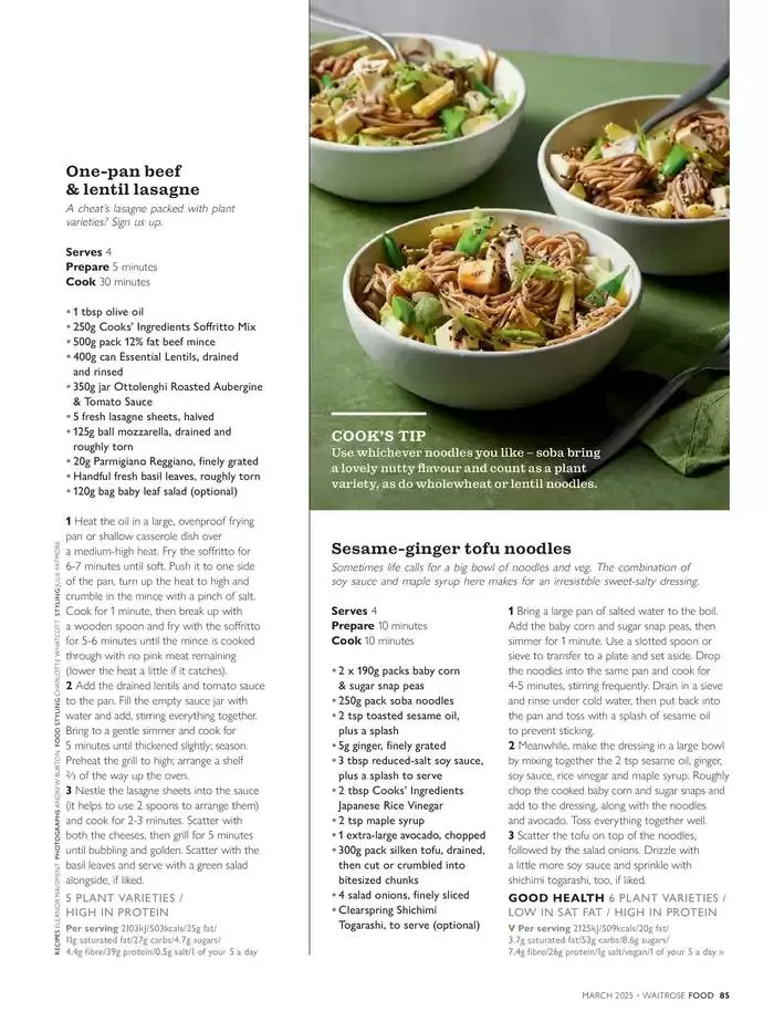 Food March 2025 from 27 February to 31 March 2025 - Catalogue Page 85