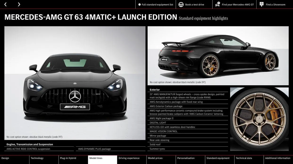 Mercedes-AMG GT Coupé from 10 August to 10 August 2025 - Catalogue Page 31