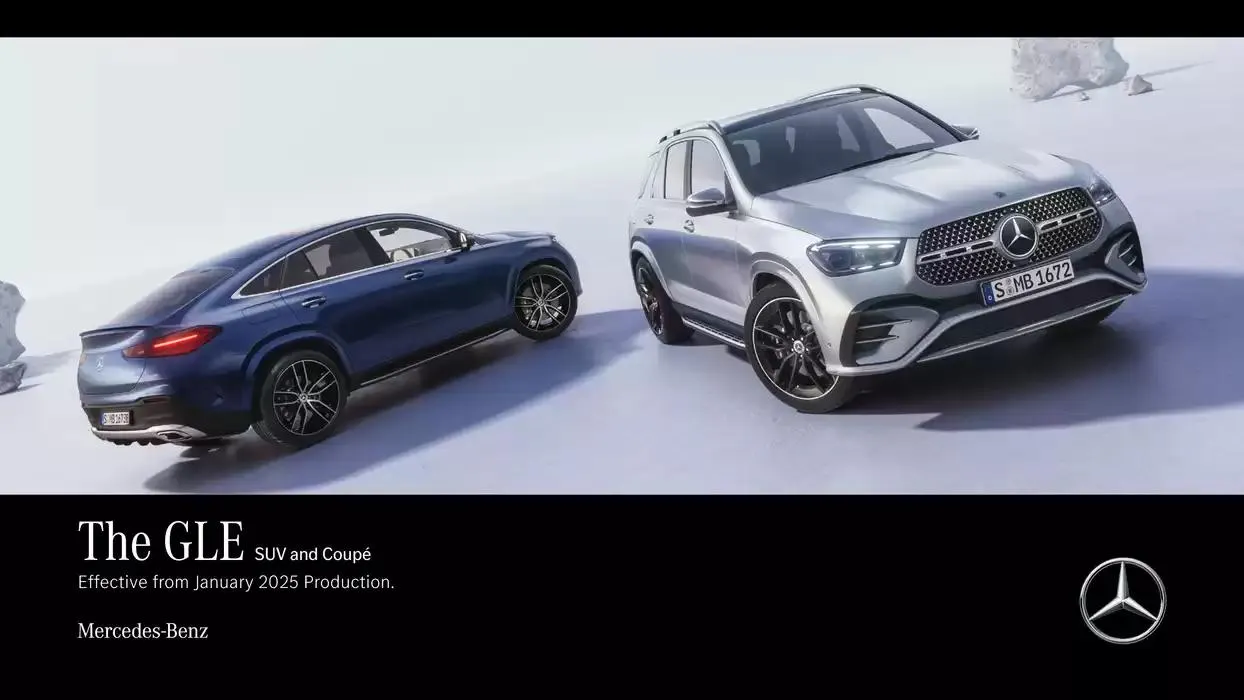 Mercedes Benz New GLE SUV &amp; Coupé from 22 October to 22 October 2025 - Catalogue Page 1