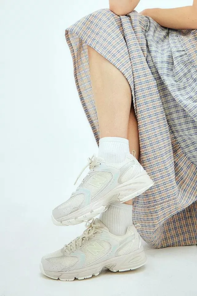 New Balance - Baskets 530 couleur craie