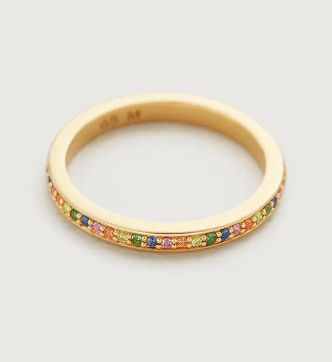 Skinny Sapphire Eternity Ring