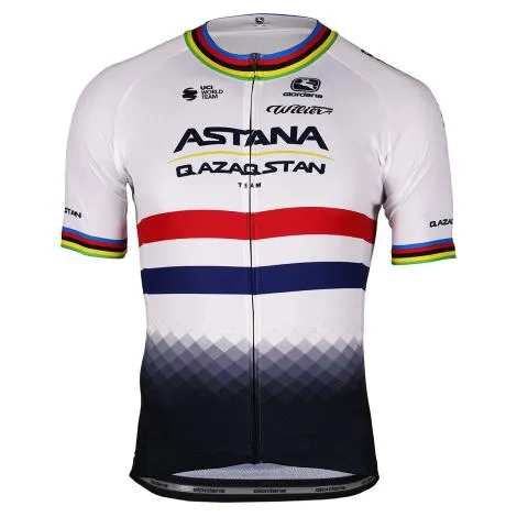 Giordana Astana Mark Cavendish National Champs Vero Pro Replica Short Sleeve Cycling Jersey