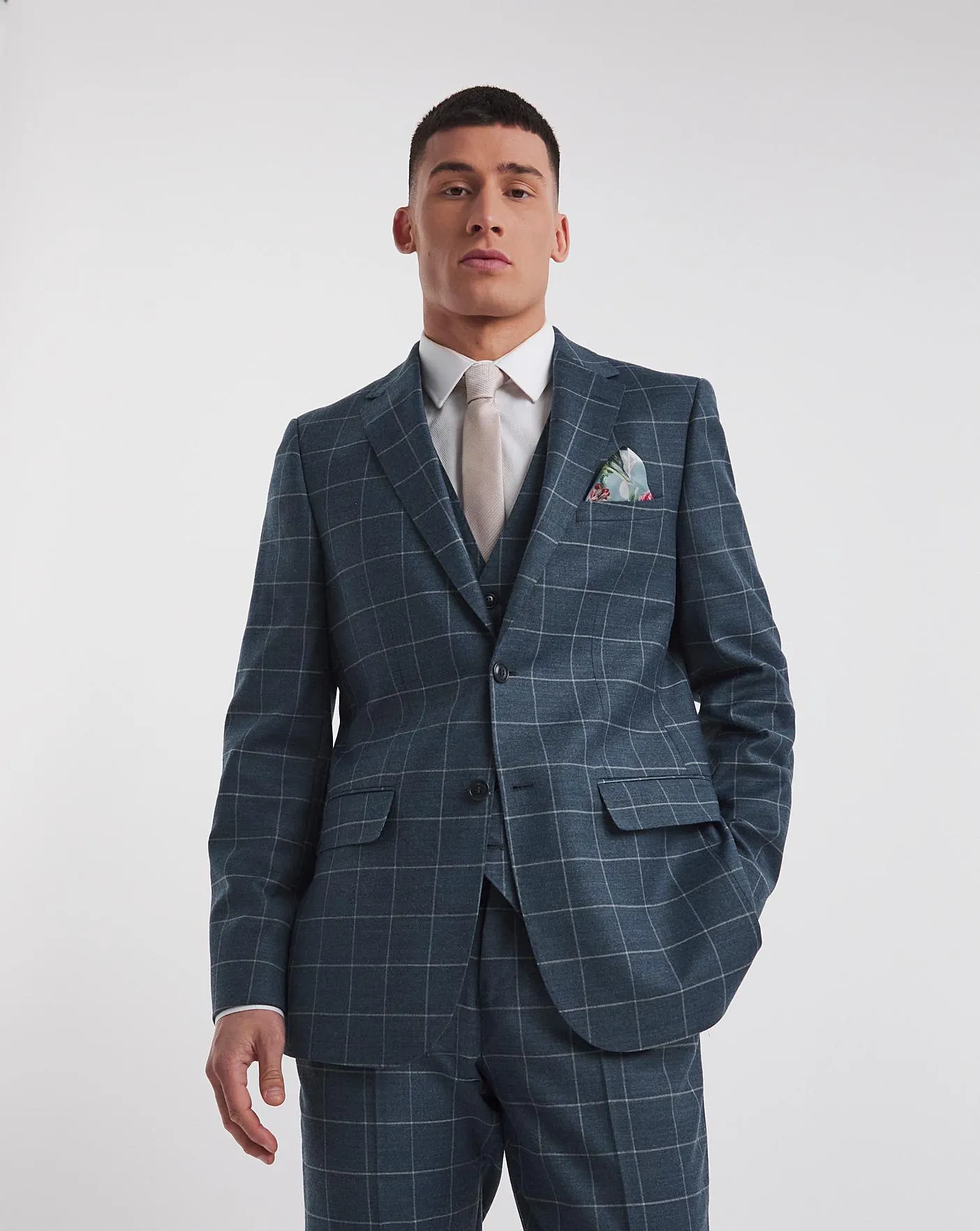 William Hunt Flannel Suit Jacket Short