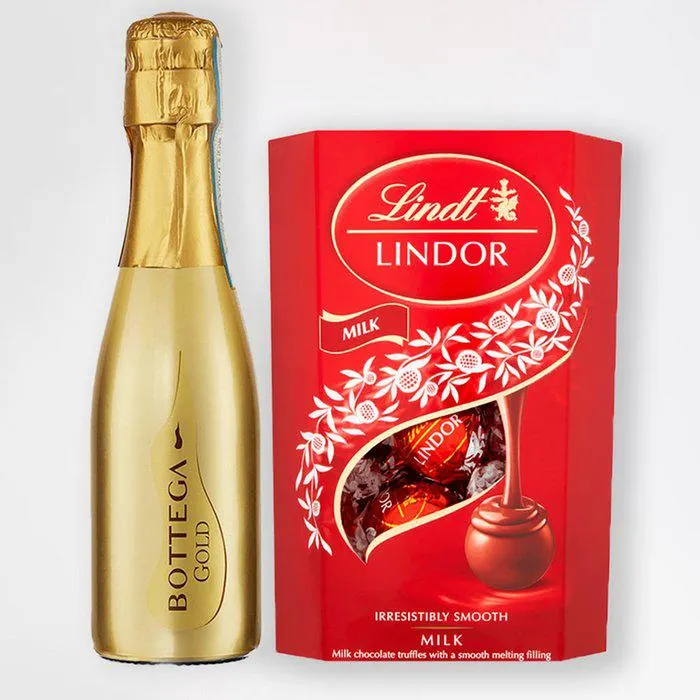 Bottega 20cl & Lindt Milk 200g